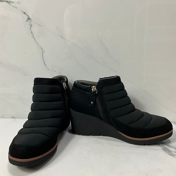 DR. SCHOLL’S Boulevard Winter Wedge Heel Ankle Booties - Picture 1 of 8